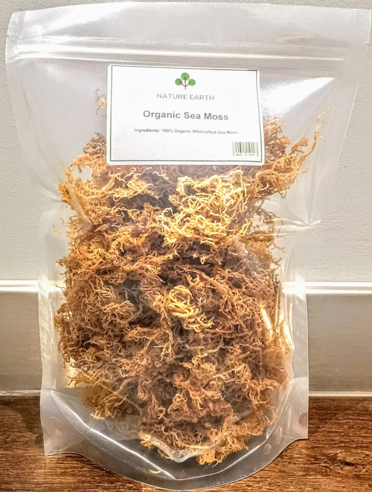 Dr Sebi Grade Sea Moss Organic & Wildcrafted by Nature Earth